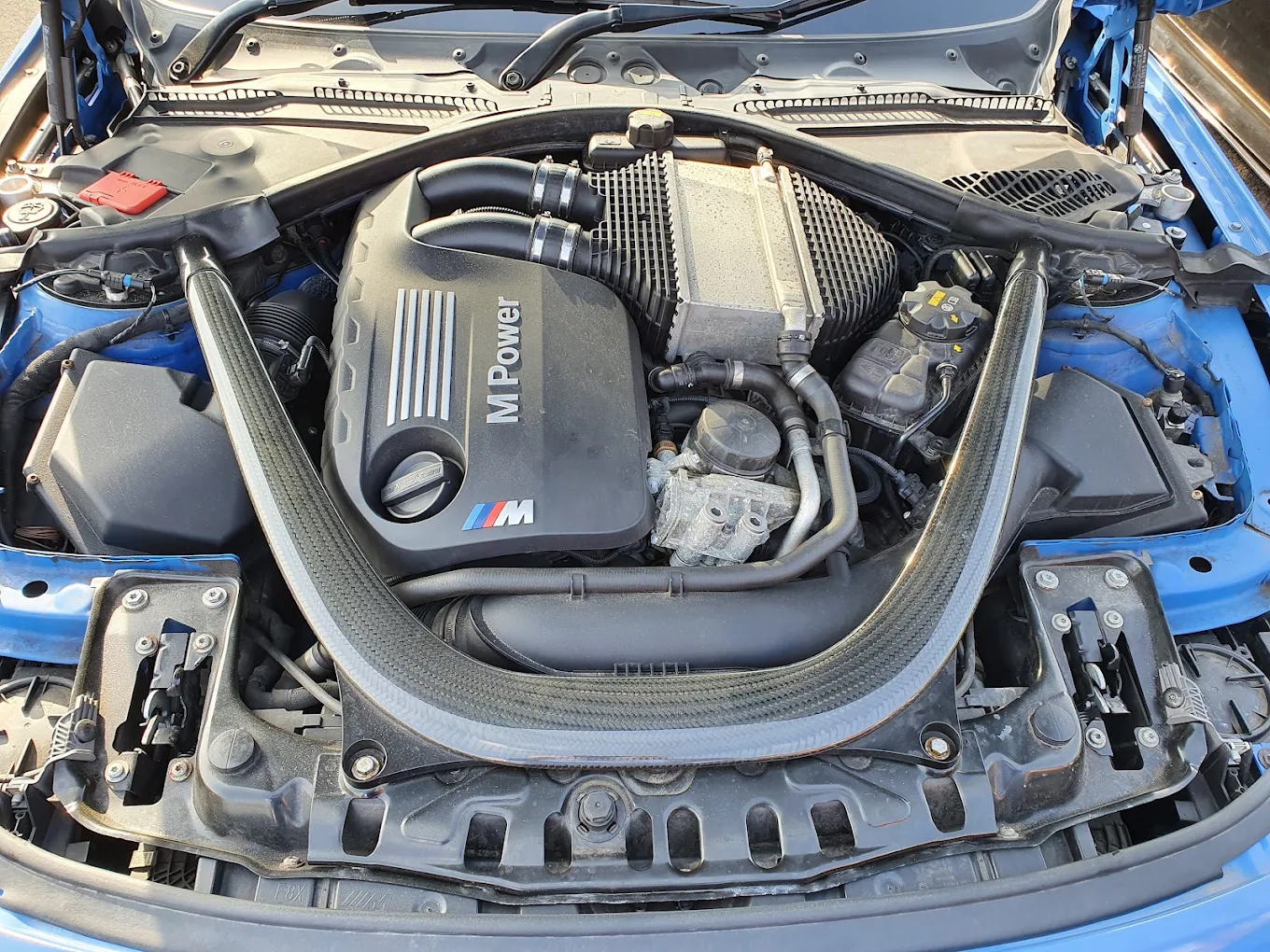 Engine bay check at our Walsall workshop